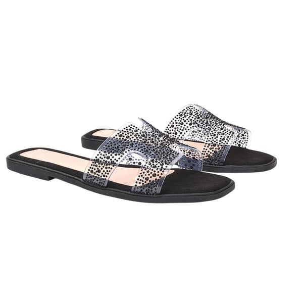 XY London Womens/Ladies Patsy Diamante Square Toe Sandals