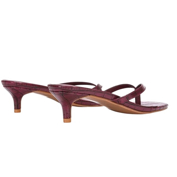 XY London Womens/Ladies Jane Toe Post Low Kitten Heel Mule Sandals