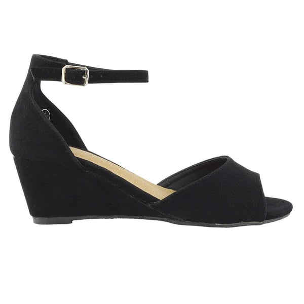 XY London Womens/Ladies Lottie Peep Toe Wedge Sandals