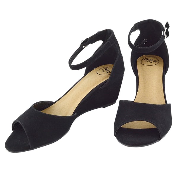XY London Womens/Ladies Lottie Peep Toe Wedge Sandals