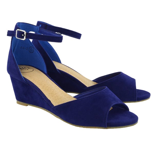 XY London Womens/Ladies Lottie Peep Toe Wedge Sandals