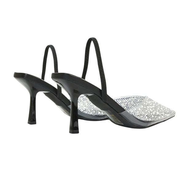 XY London Womens/Ladies Kadie Jewel Sling Back Court Pumps