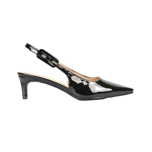 XY London Dam/Kvinnor Kelly Sling Back Låg Kitten Heel Pumps