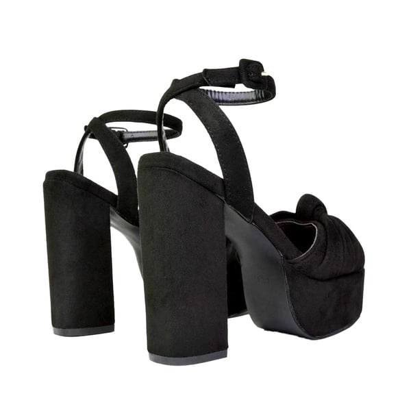 XY London Womens/Ladies Lillian Strappy Chunky Peep Toe Block Heel High Heels