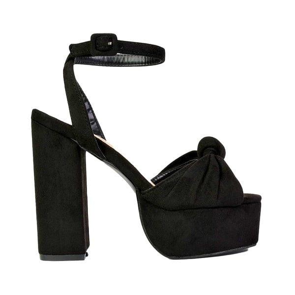 XY London Womens/Ladies Lillian Strappy Chunky Peep Toe Block Heel High Heels