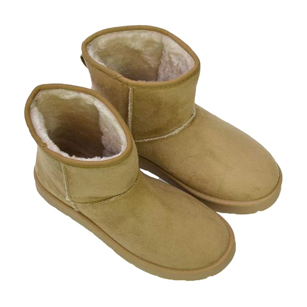XY London Womens/Ladies Junie Faux Fur Lined Classic Flat Ankle Boots