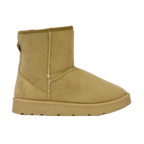XY London Womens/Ladies Junie Faux Fur Lined Classic Flat Ankle Boots