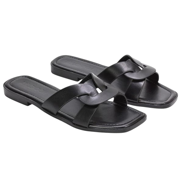 XY London Womens/Ladies Charley Open Toe Sliders XY London Womens/Ladies Charley Open Toe Sliders