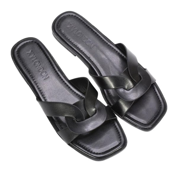 XY London Womens/Ladies Charley Open Toe Sliders
