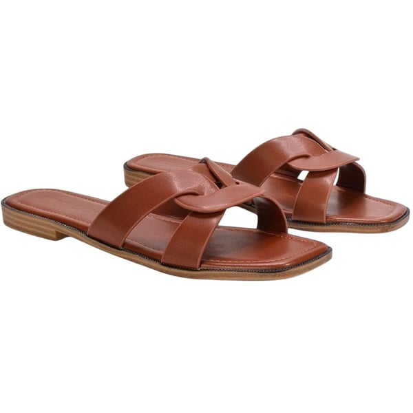 XY London Womens/Ladies Charley Open Toe Sliders