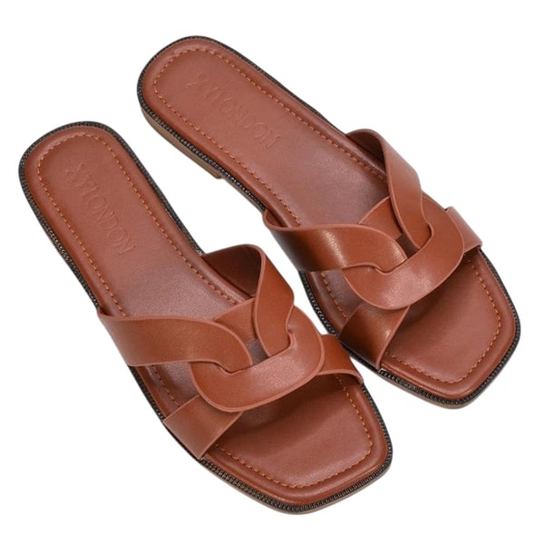 XY London Womens/Ladies Charley Open Toe Sliders