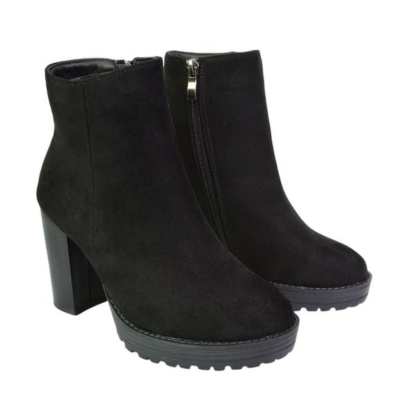 XY London Womens/Ladies Cole Platform Heel Ankle Boots