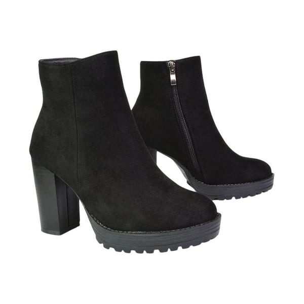 XY London Womens/Ladies Cole Platform Heel Ankle Boots