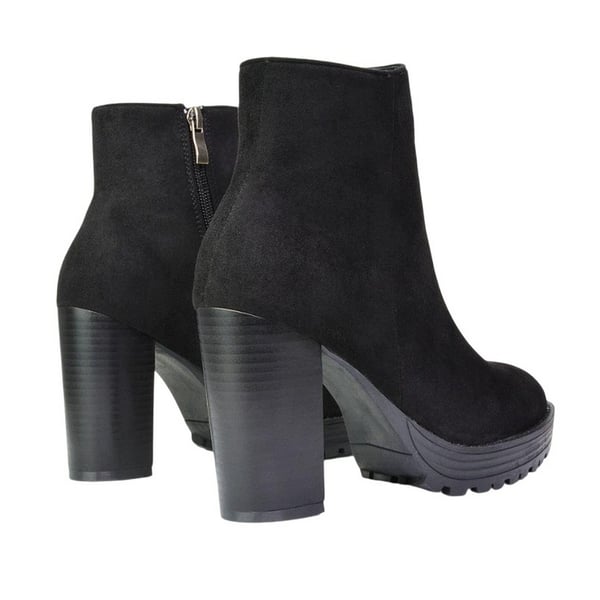 XY London Womens/Ladies Cole Platform Heel Ankle Boots