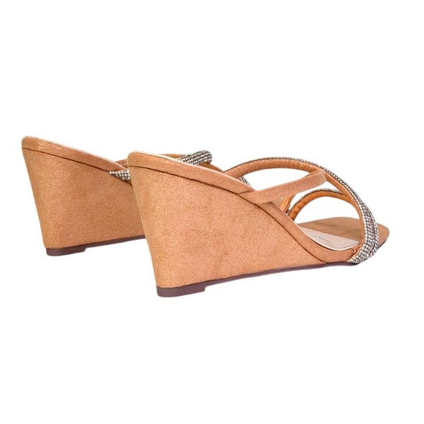XY London Womens/Ladies Kinsley Diamante Strappy Wedge Sandals