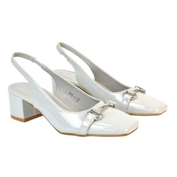 XY London Dam/Kvinnor Selena Sling Back Mellanhög Blockklack Ballerinaskor