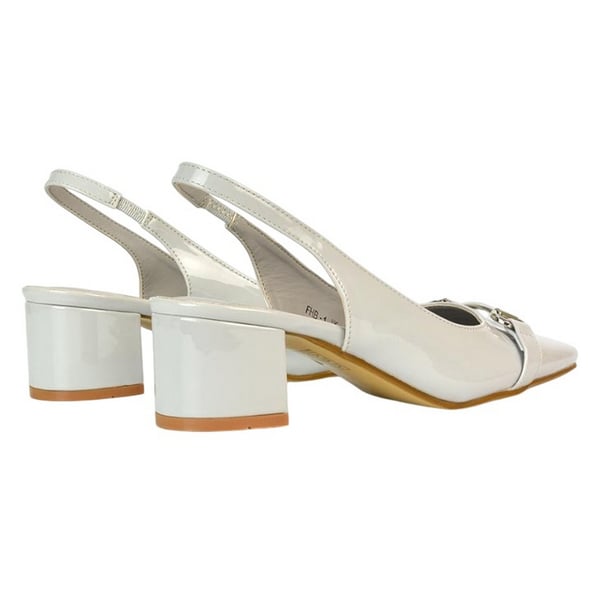 XY London Dam/Kvinnor Selena Sling Back Mellanhög Blockklack Ballerinaskor