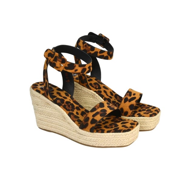 XY London Womens/Ladies Linda Woven Wedge Heel Platform Sandals