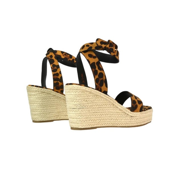 XY London Womens/Ladies Linda Woven Wedge Heel Platform Sandals
