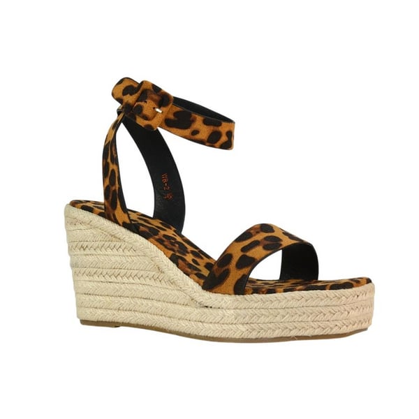 XY London Womens/Ladies Linda Woven Wedge Heel Platform Sandals