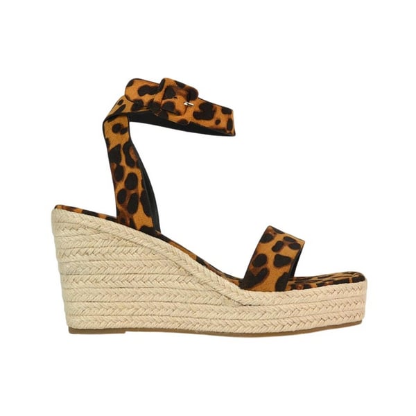 XY London Womens/Ladies Linda Woven Wedge Heel Platform Sandals