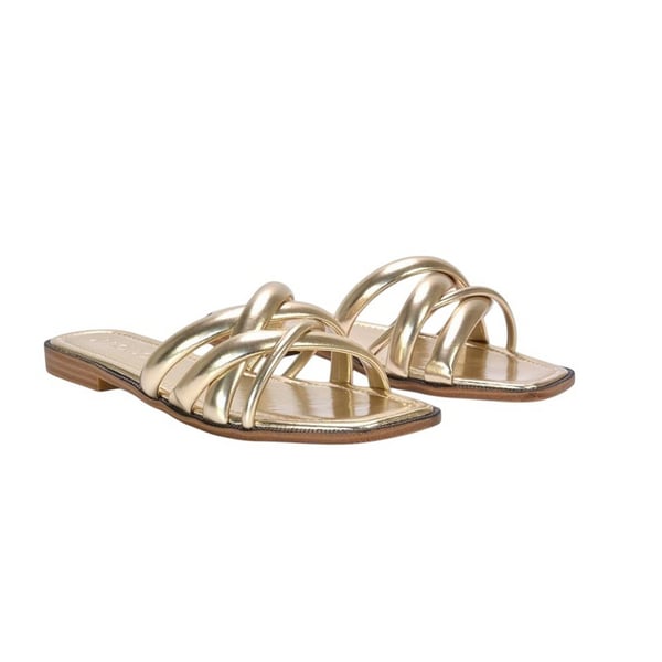 XY London Womens/Ladies Fiona Strappy Open Toe Flat Sliders