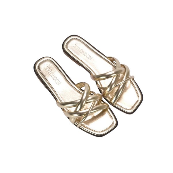 XY London Womens/Ladies Fiona Strappy Open Toe Flat Sliders