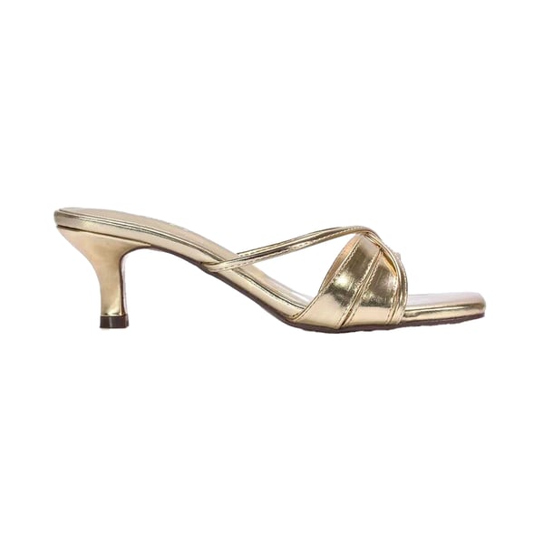 XY London Womens/Ladies Claudia Metallic Mules