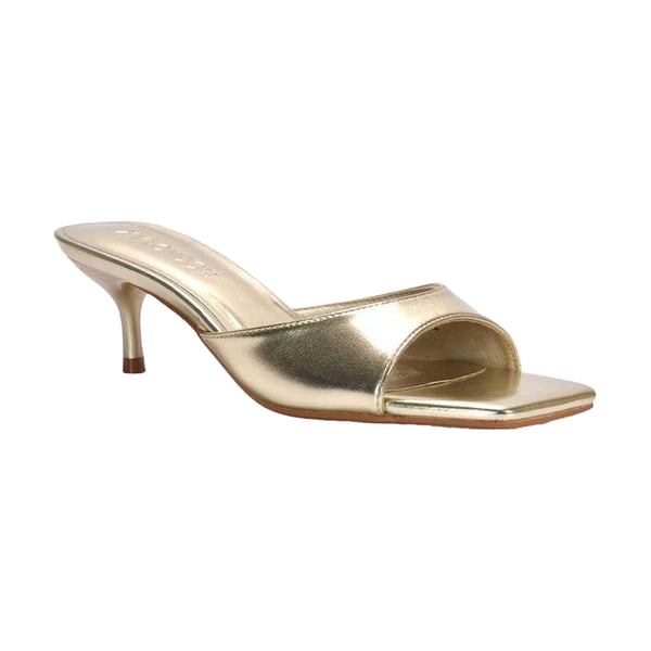 XY London Womens/Ladies Katherine Metallic Mules XY London Womens/Ladies Katherine Metallic Mules