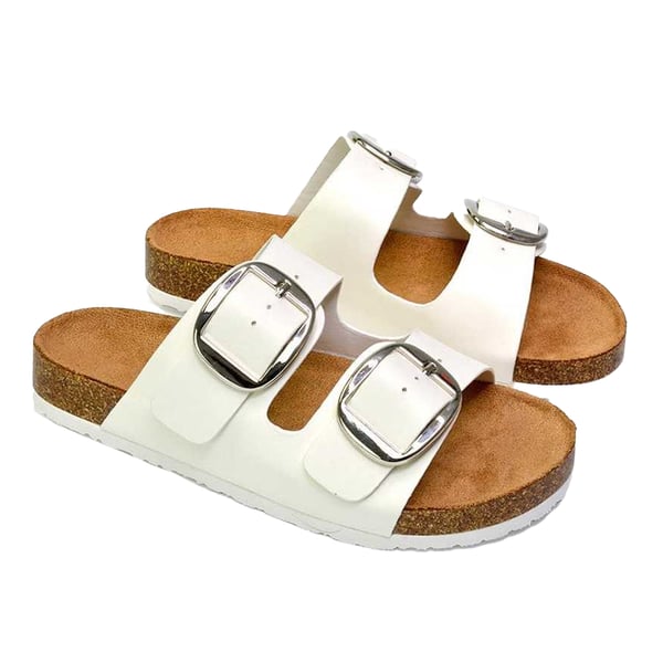 XY London Womens/Ladies Dolly Twin Buckle Sandals
