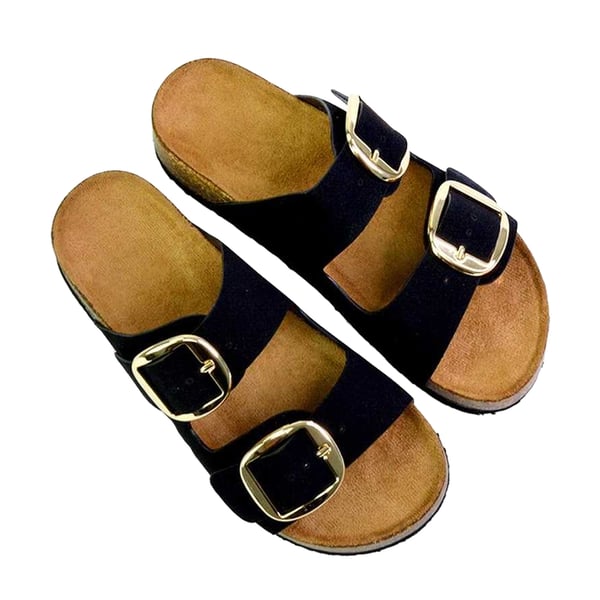XY London Womens/Ladies Dolly Twin Buckle Sandals