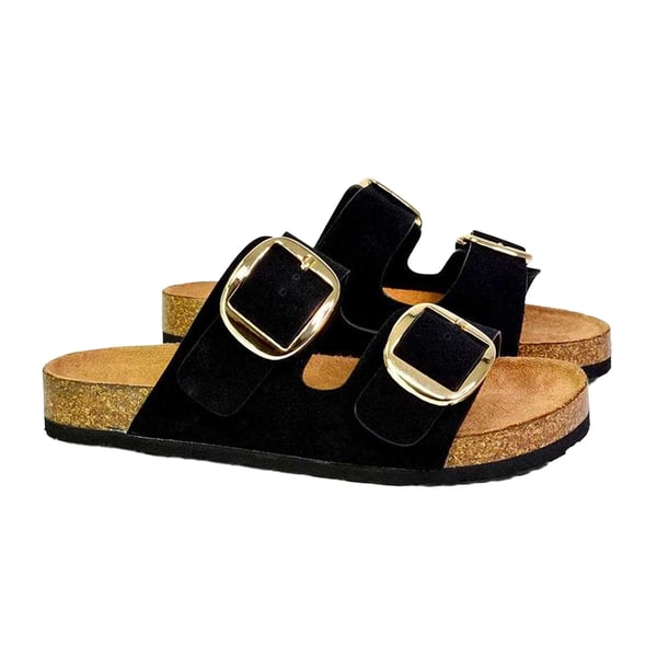 XY London Womens/Ladies Dolly Twin Buckle Sandals