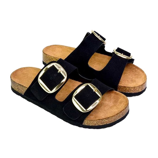 XY London Womens/Ladies Dolly Twin Buckle Sandals