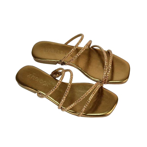 XY London Womens/Ladies Kiki Diamante Sandals