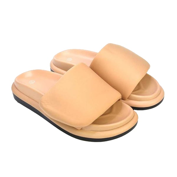 XY London Womens/Ladies Geri Adjustable Strap Flatform Sliders