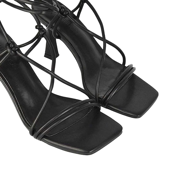 XY London Womens/Ladies Callie Lace Up Mid High Heel Sandals