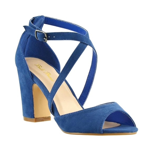 XY London Womens/Ladies Alice Strappy Mid High Block Sandals