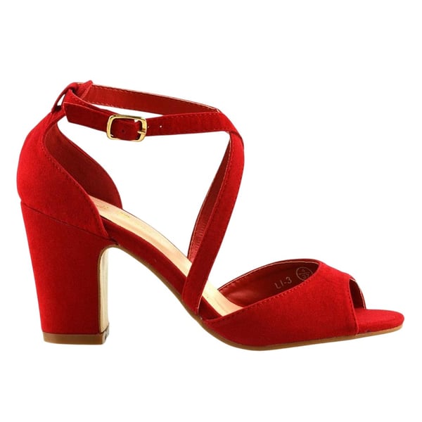 XY London Womens/Ladies Alice Strappy Mid High Block Sandals