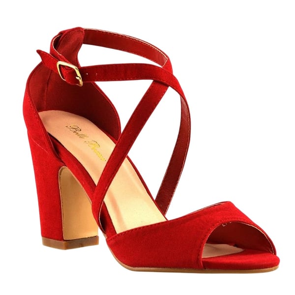 XY London Womens/Ladies Alice Strappy Mid High Block Sandals