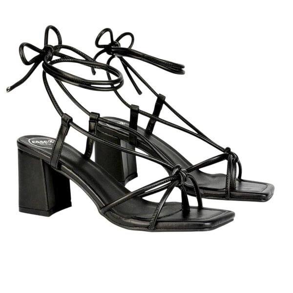 XY London Womens/Ladies Mackenzie Lace Up Block Heel Sandals