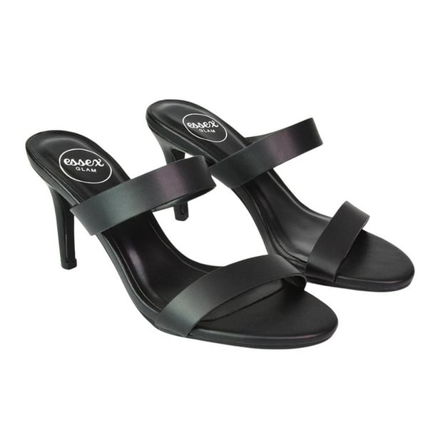 XY London Womens/Ladies Wolf Double Strap Mule Sandals