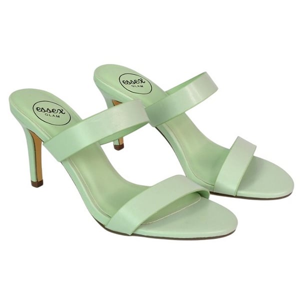 XY London Womens/Ladies Wolf Double Strap Mule Sandals