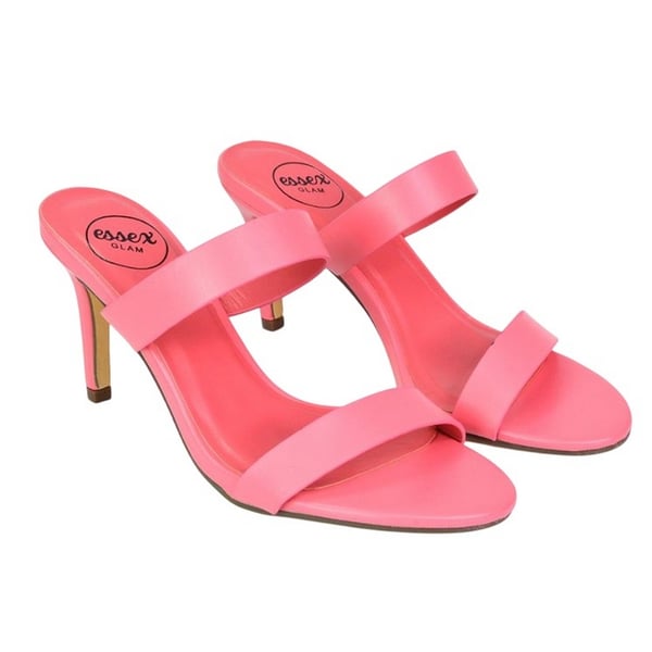 XY London Womens/Ladies Wolf Double Strap Mule Sandals