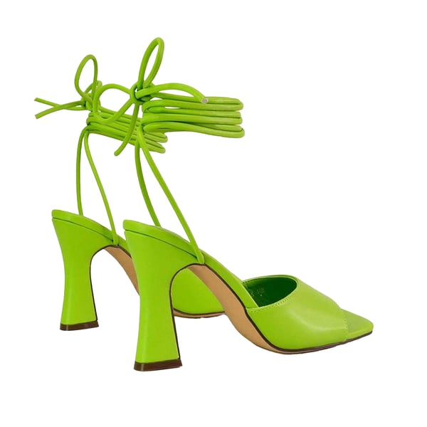 XY London Womens/Ladies Flora Strappy Square Toe Block Heel High Heels