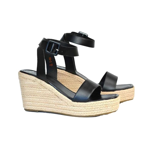 XY London Womens/Ladies Linda Strappy Platform Heel Wedge Sandals
