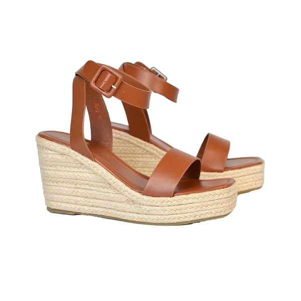 XY London Womens/Ladies Linda Strappy Platform Heel Wedge Sandals