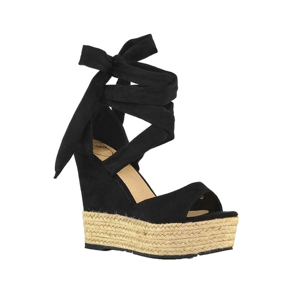 XY London Womens/Ladies Sansa Platform Wedge Sandals XY London Womens/Ladies Sansa Platform Wedge Sandals