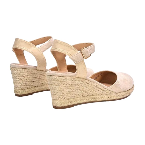 XY London Womens/Ladies Joey Ankle Strap Wedge Espadrilles