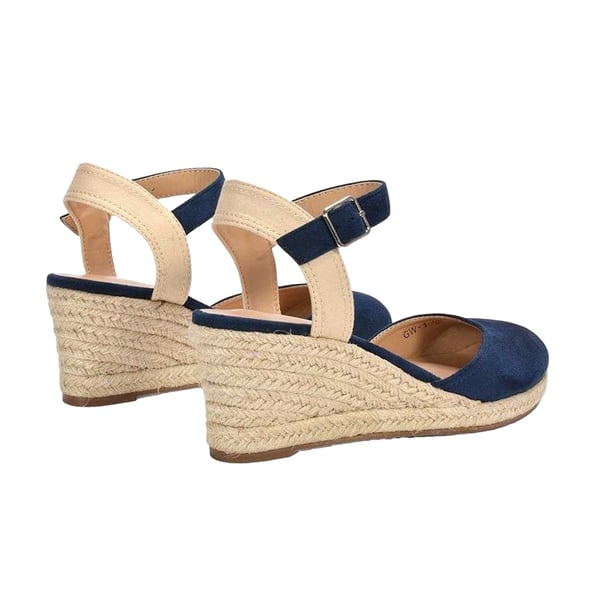 XY London Naisten Joey nilkkaremmi kiilaespadrillit