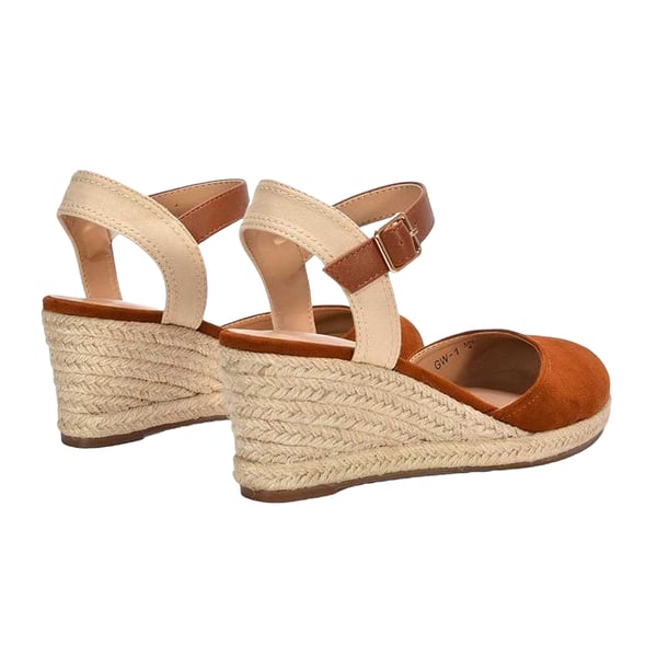 XY London Womens/Ladies Joey Ankle Strap Wedge Espadrilles